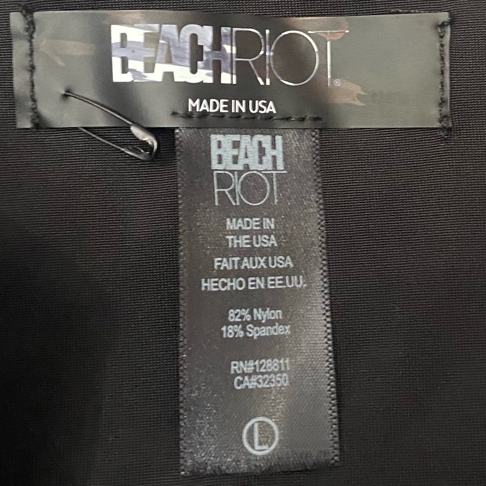 Beach Riot Black One-Piece Swimsuit with Front Cutouts - Picture 5 of 8